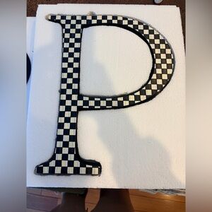 Mackenzie-Childs Letter P Wall Decor